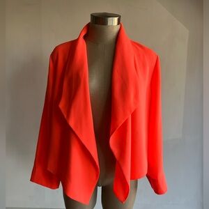 Neon Orange lightweight Blazer